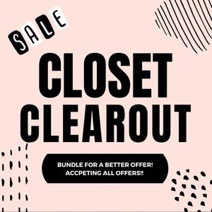 CLOSET CLEAROUT!